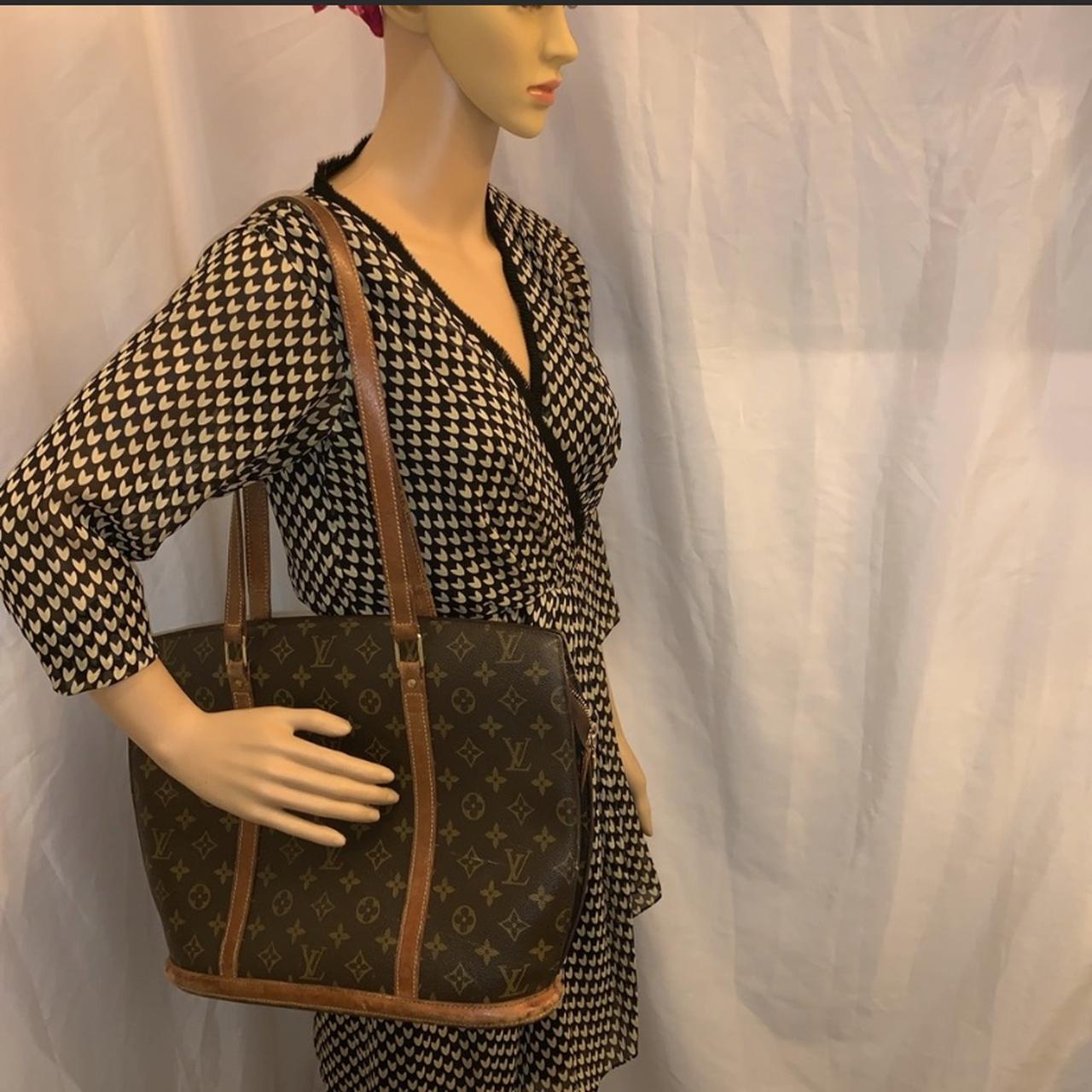 Babylone vintage leather handbag Louis Vuitton Brown in Leather