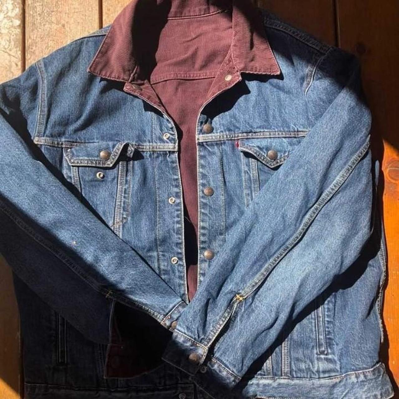 Levi's shop maroon jacket