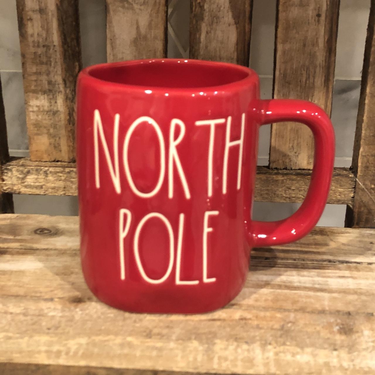 Rae Dunn Red NORTH POLE Mug Beautiful red Rae Dunn... Depop