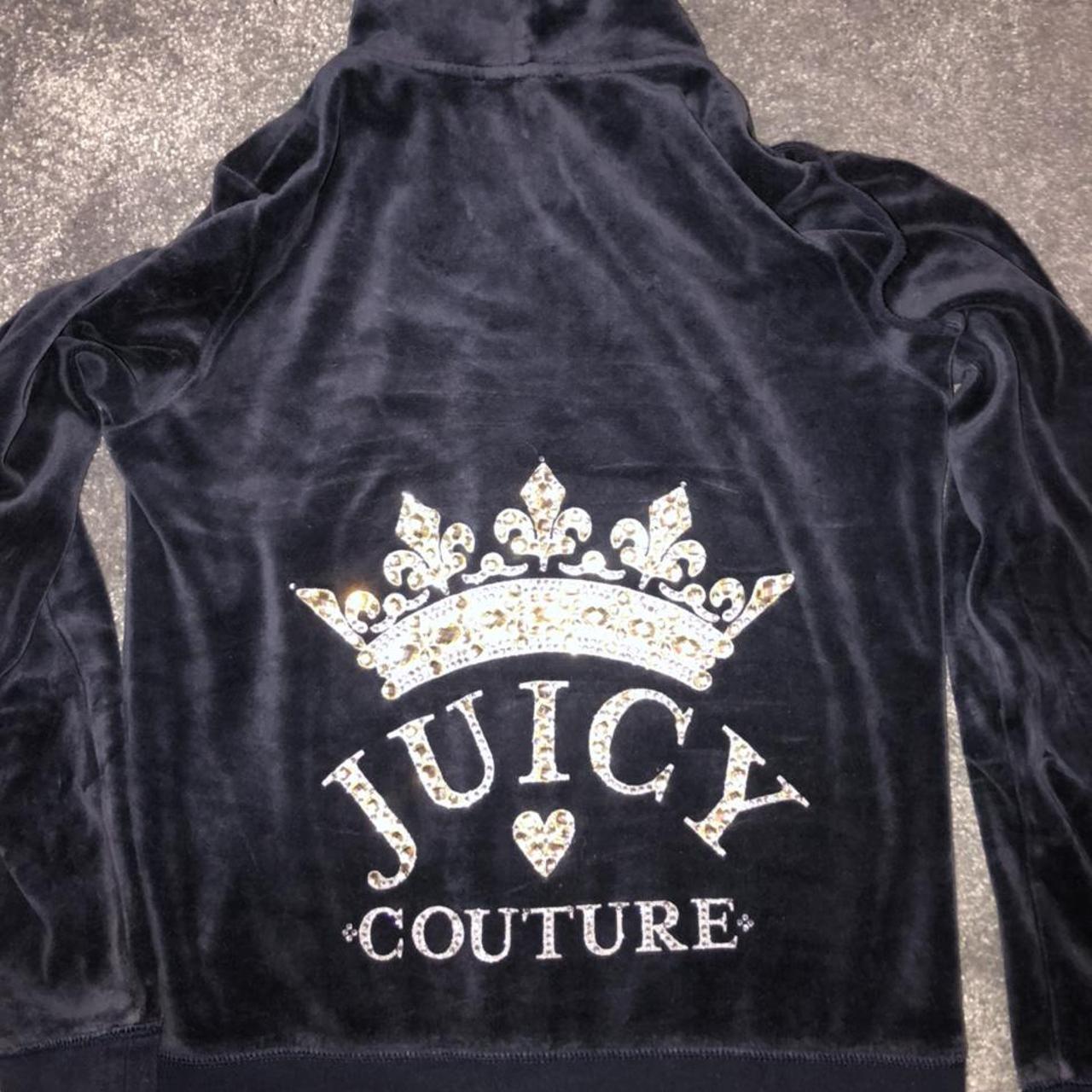 Juicy couture navy velour tracksuit set.Size women’s... - Depop
