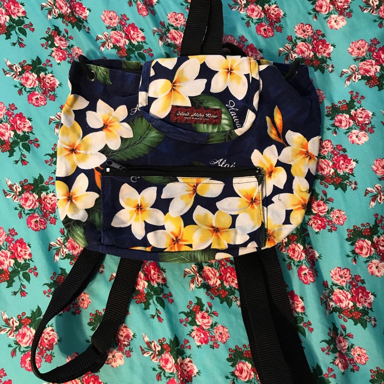 Limit Women's Blue and Yellow Bag Depop