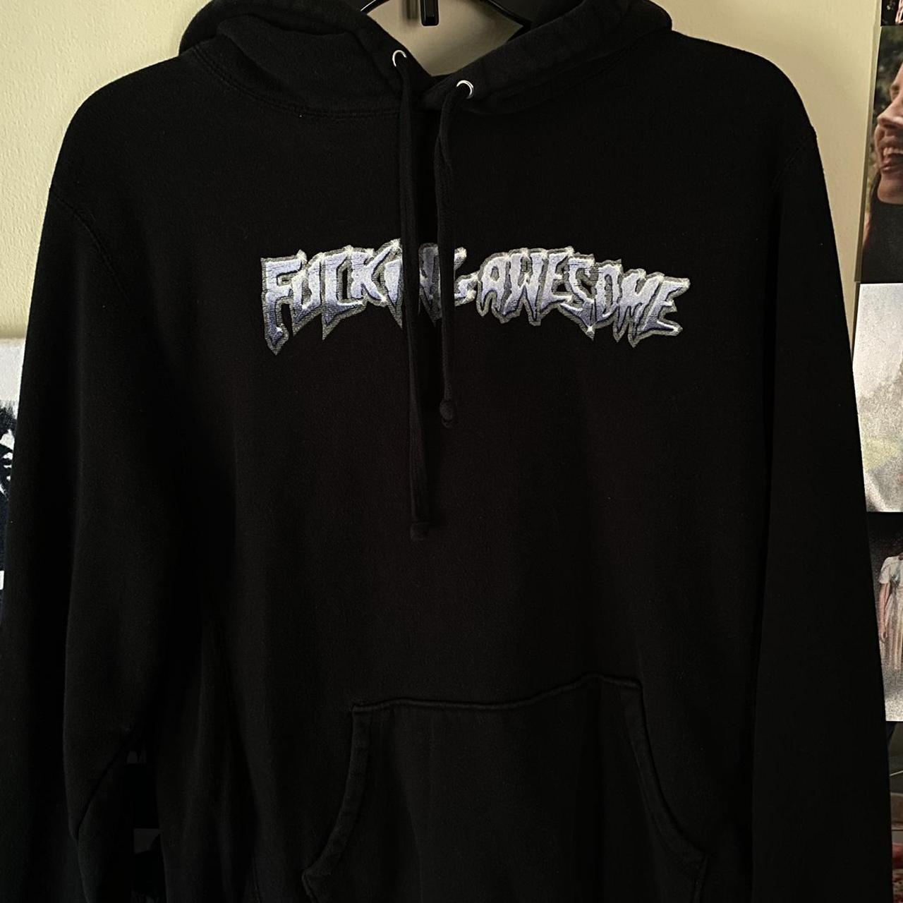 FuckingAwesome chrome hoodie #fuckingawesome fa hockey - Depop