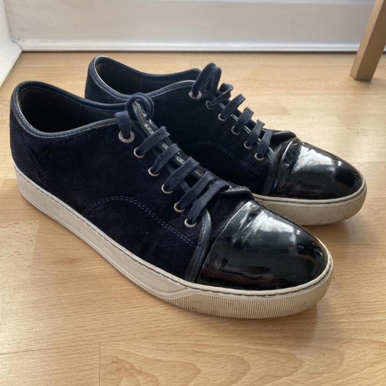 Lanvin Patent Toe Trainers Size 8, would fit a UK 9 - Depop