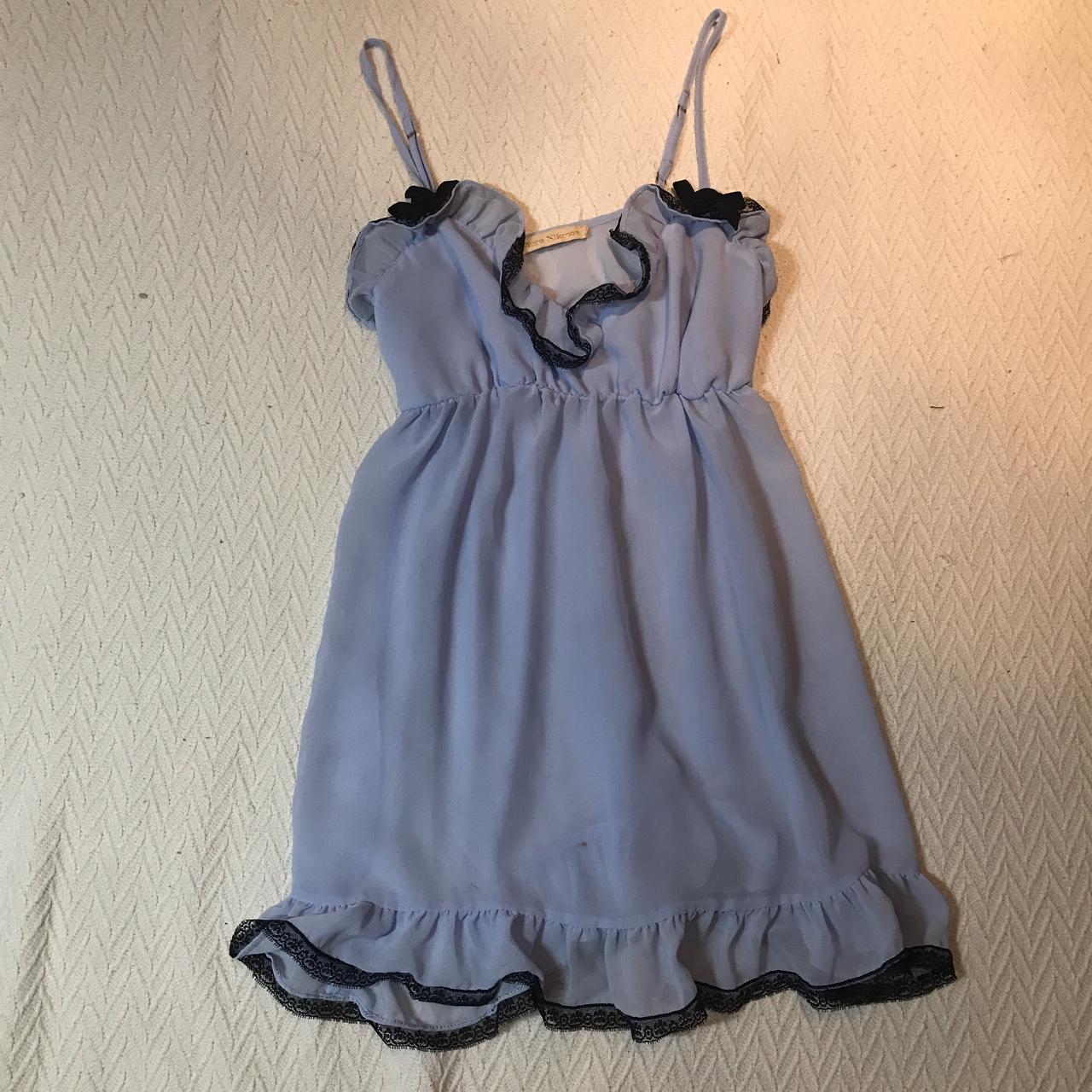 Blue babydoll lingerie top! 🦢size xs-m 🦢flaw... - Depop