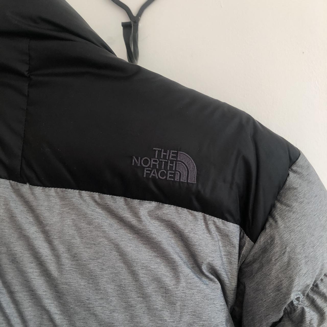 Grey and black the north face puffer jacket. Men’s... - Depop