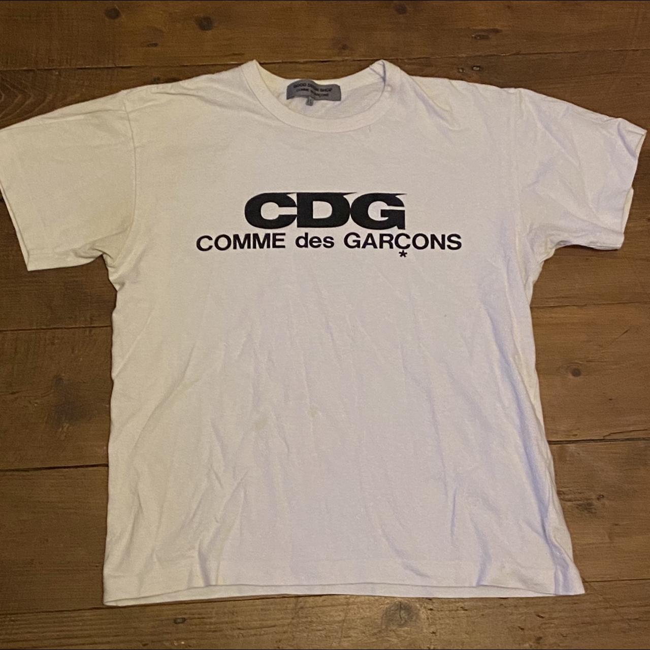 Come Des Garçons good design shop t shirt, fits like... - Depop