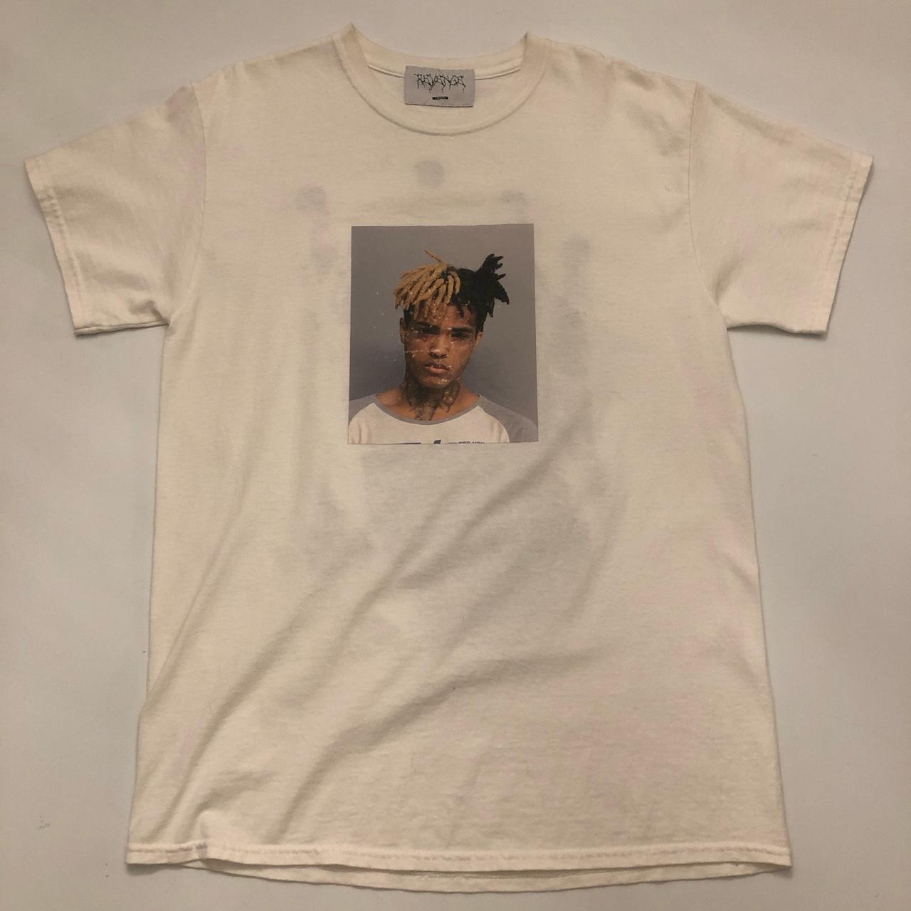 Rare revenge x xxxtentacion white mugshot tee...