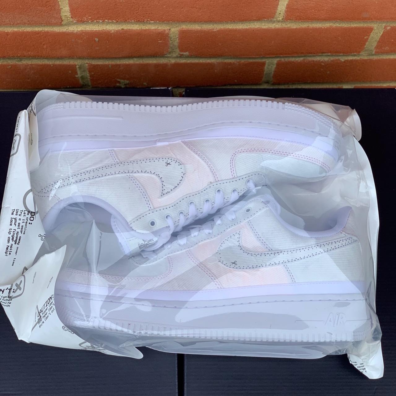 Air Force 1 Tear Away LX Black Tick UK 9.5 - worn - Depop