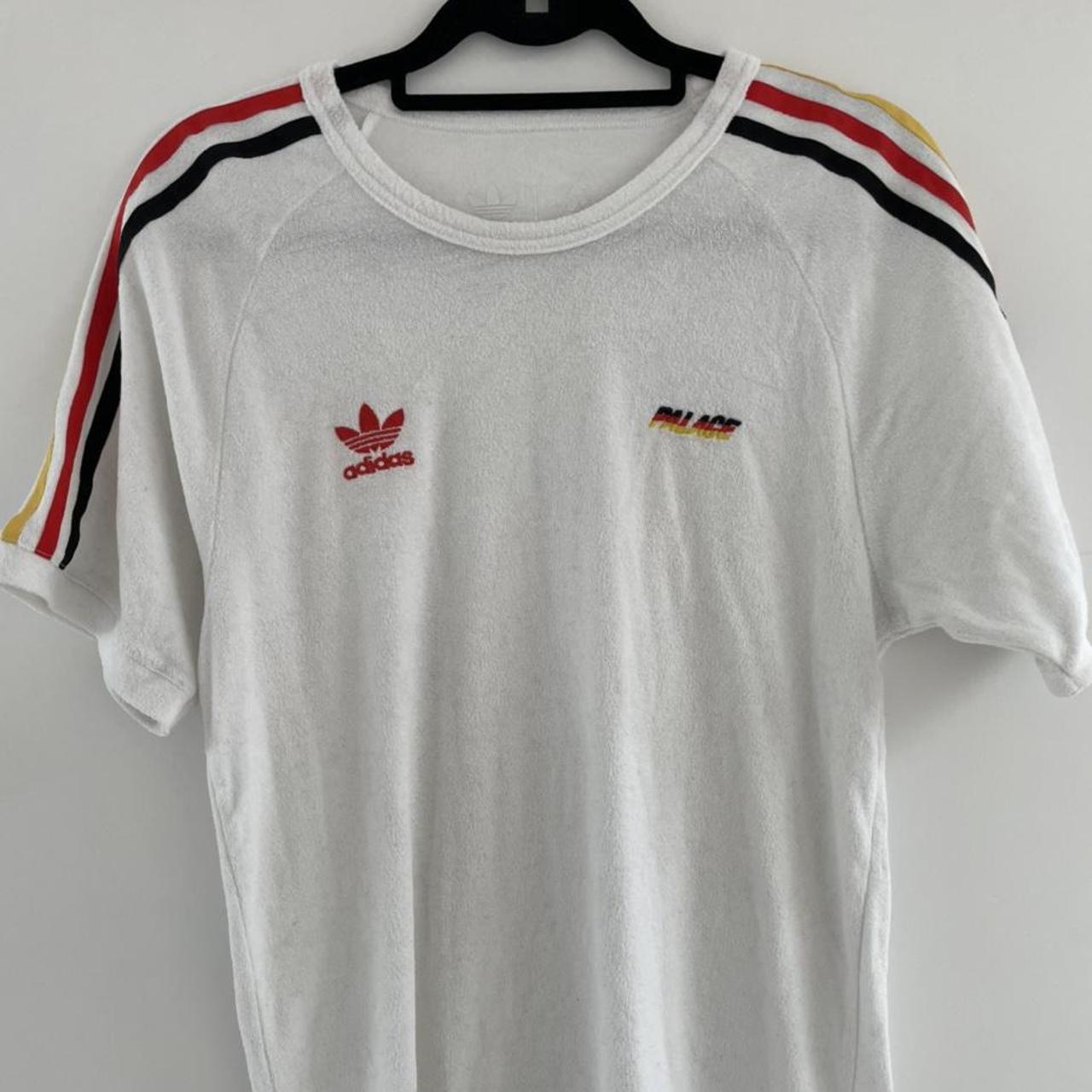 Palace x Adidas Germany terry towel t shirt. Size... - Depop