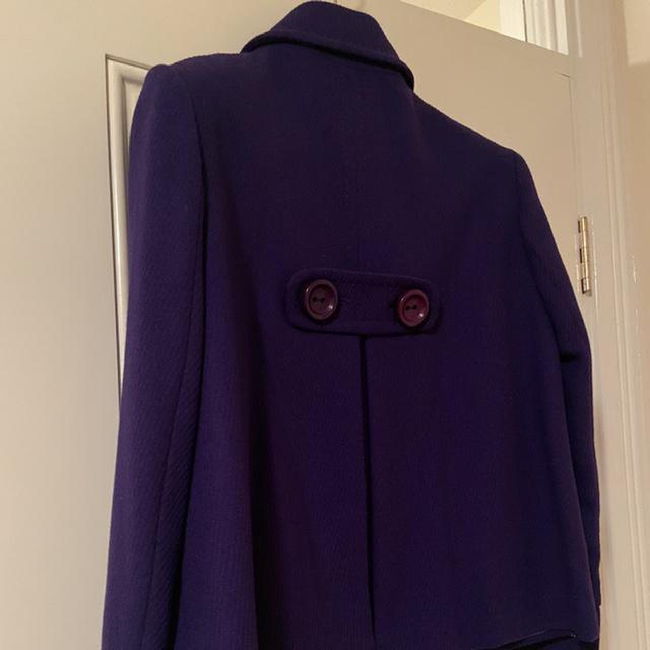 Oasis shop purple coat