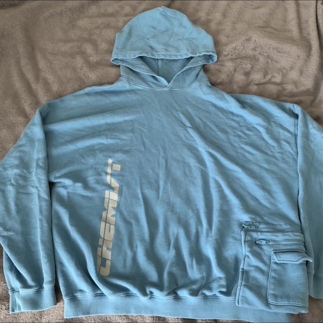 Young LA Hoodie Size S (fits smaller) Light blue - Depop