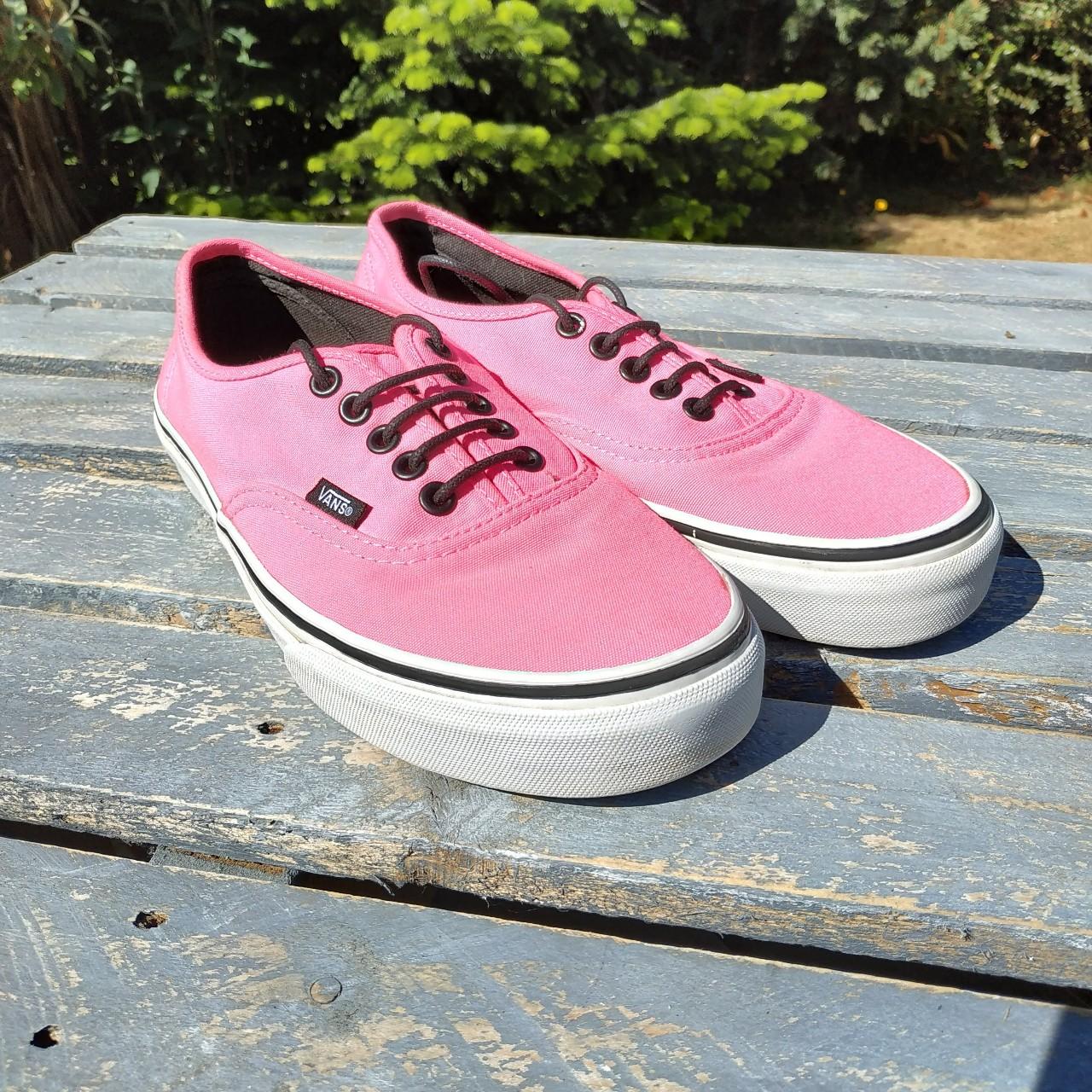 Vans authentic neon on sale pink