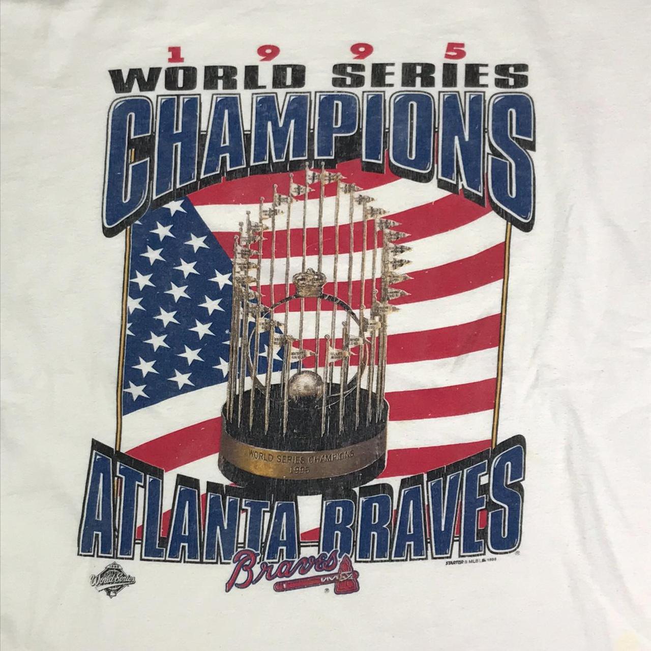 1995 Atlanta Braves MLB World Series Champs Vintage - Depop