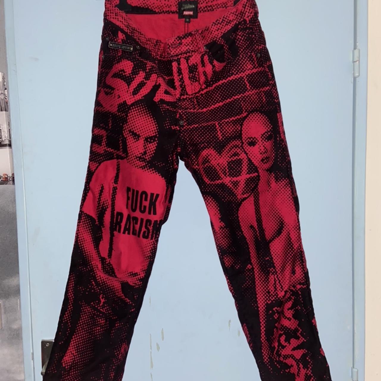 Supreme Jean Paul Gaultier Fuck Racism Pant...