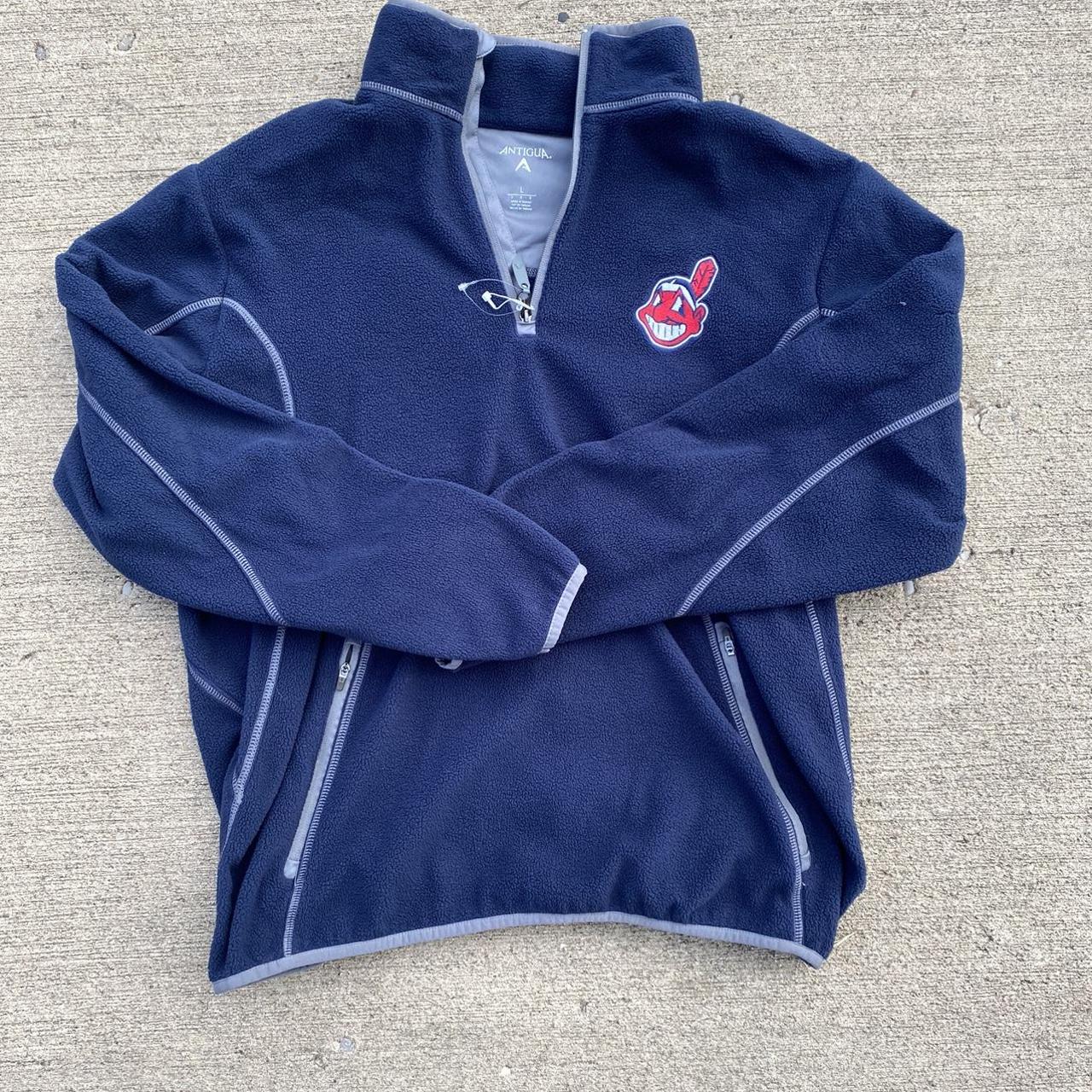 Antigua Apparel Men's Navy and Red Jumper