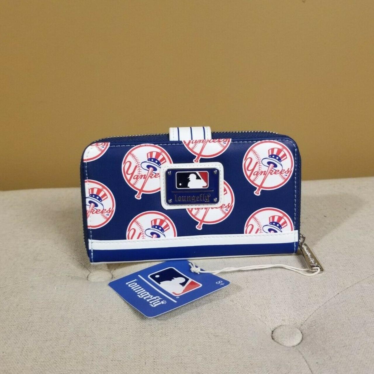 Loungefly MLB New York Yankee Logo Wallet NEW Make... - Depop