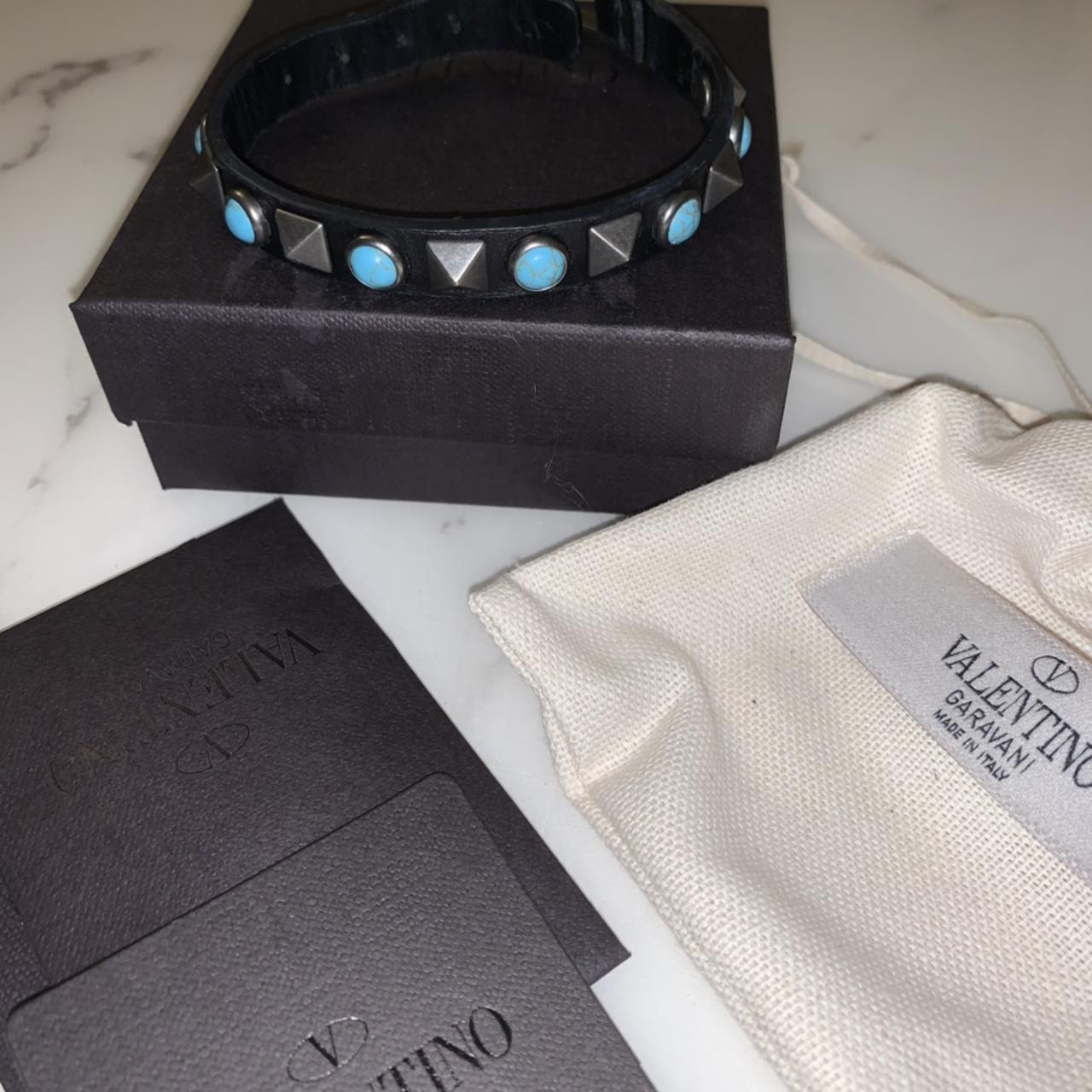 Valentino Women's Bracelet Black/Blue – Valentino Rock Stud