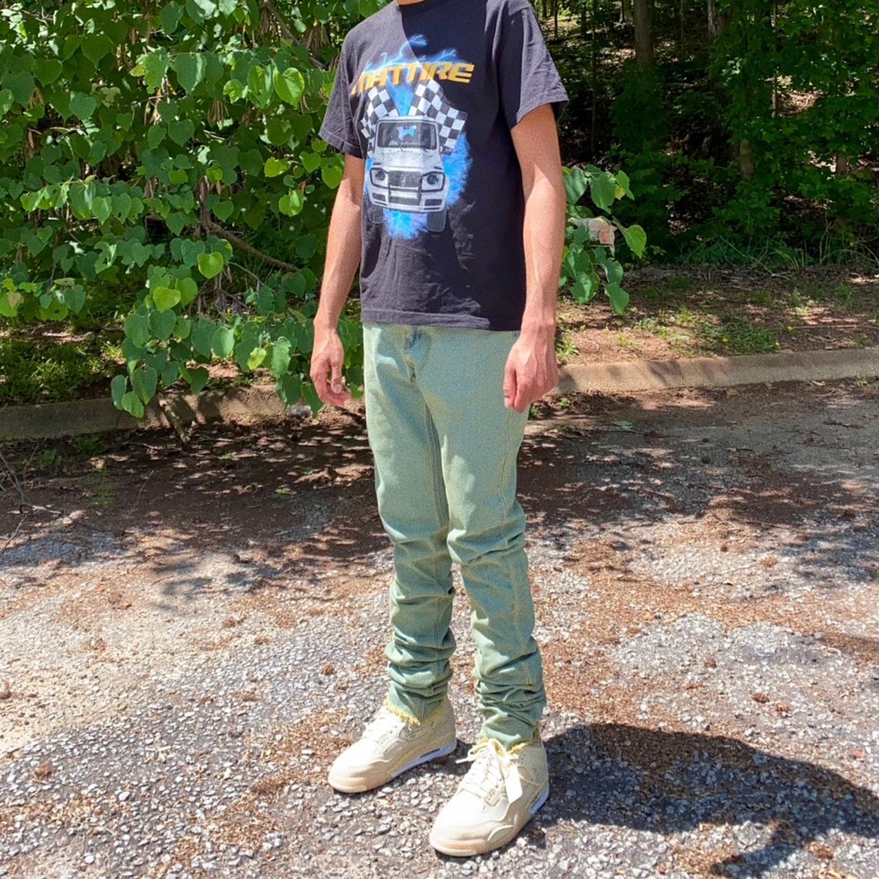 Men's Green Jeans Depop