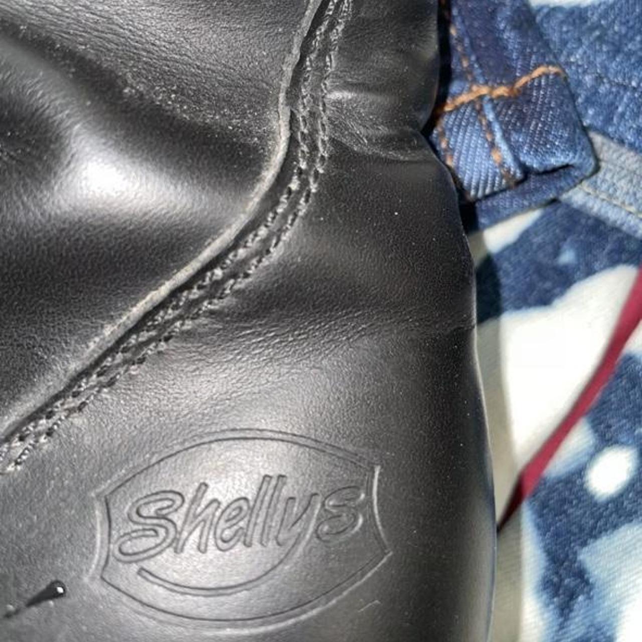 Vintage Shellys Rangers Black Leather Boots Depop