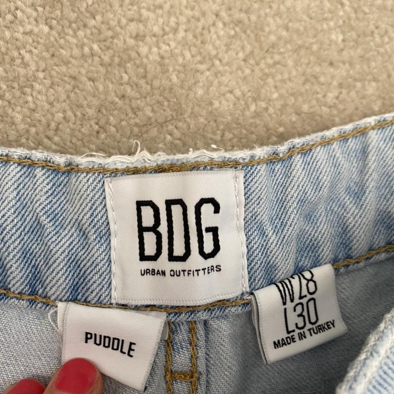 Urban Outfitters BDG puddle jeans in blue. Waist 28... - Depop