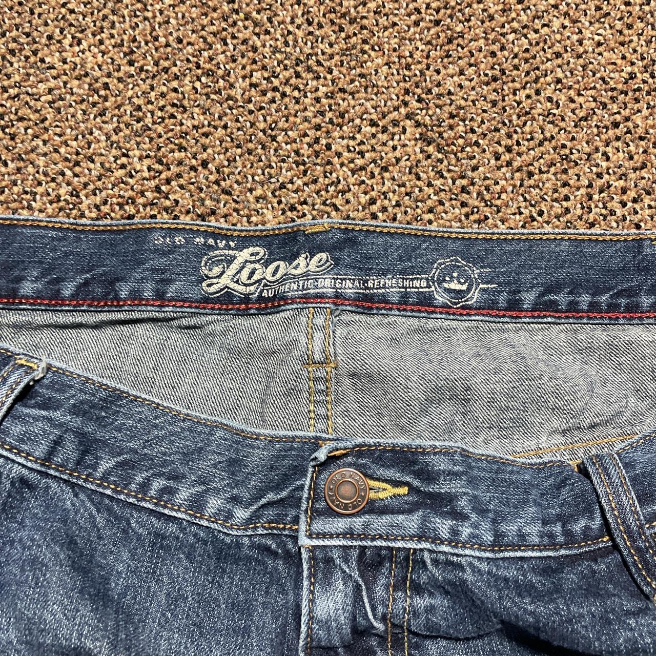 old navy star pocket jeans 44x36 but have been... - Depop