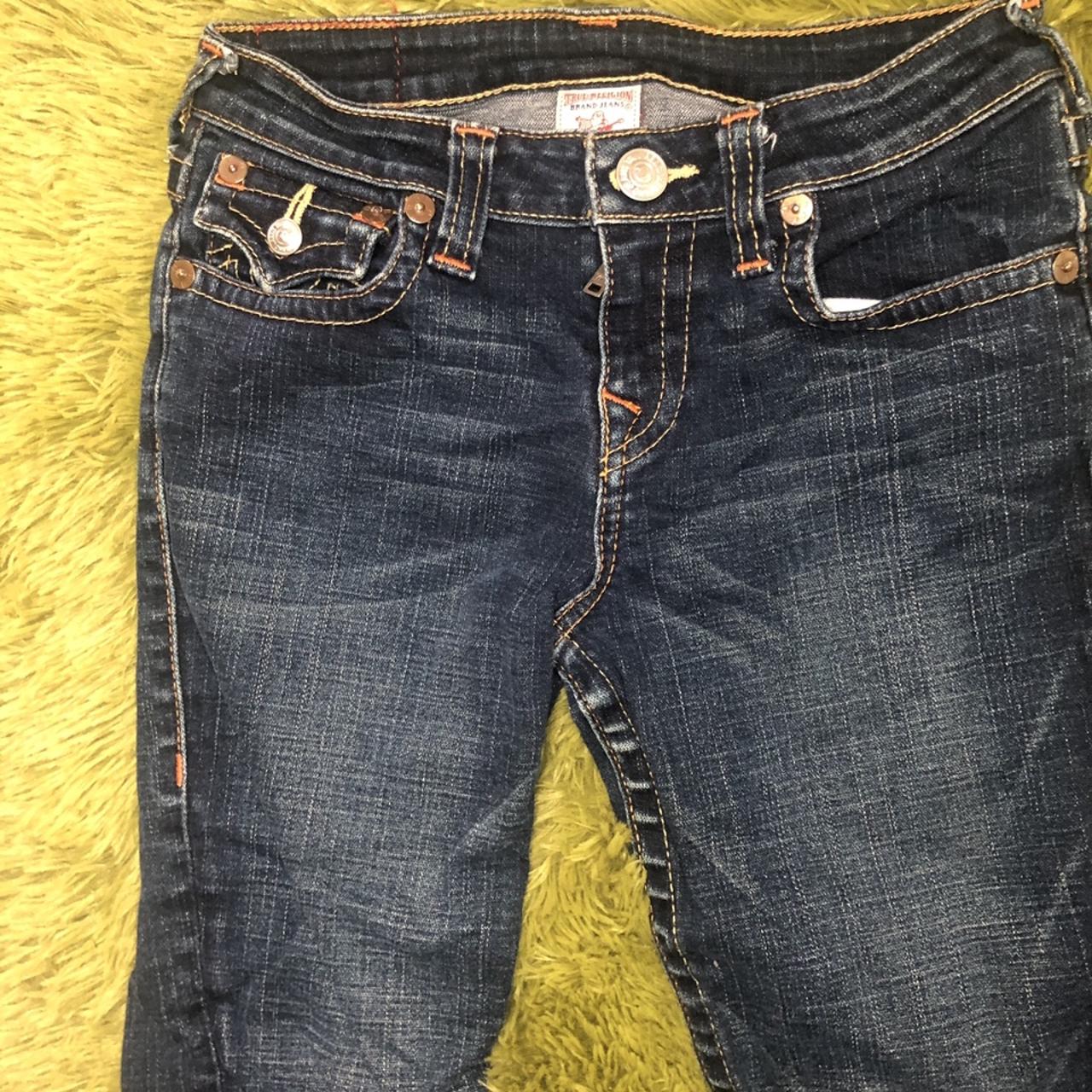 Authentic True Religion jeans. Size xsmall. Flare... - Depop