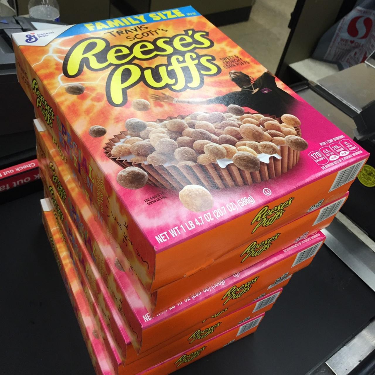 travis scott reese's puffs cereal stockx