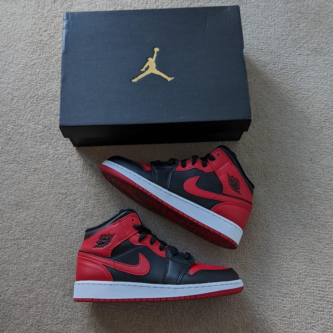 womens air jordans red and black