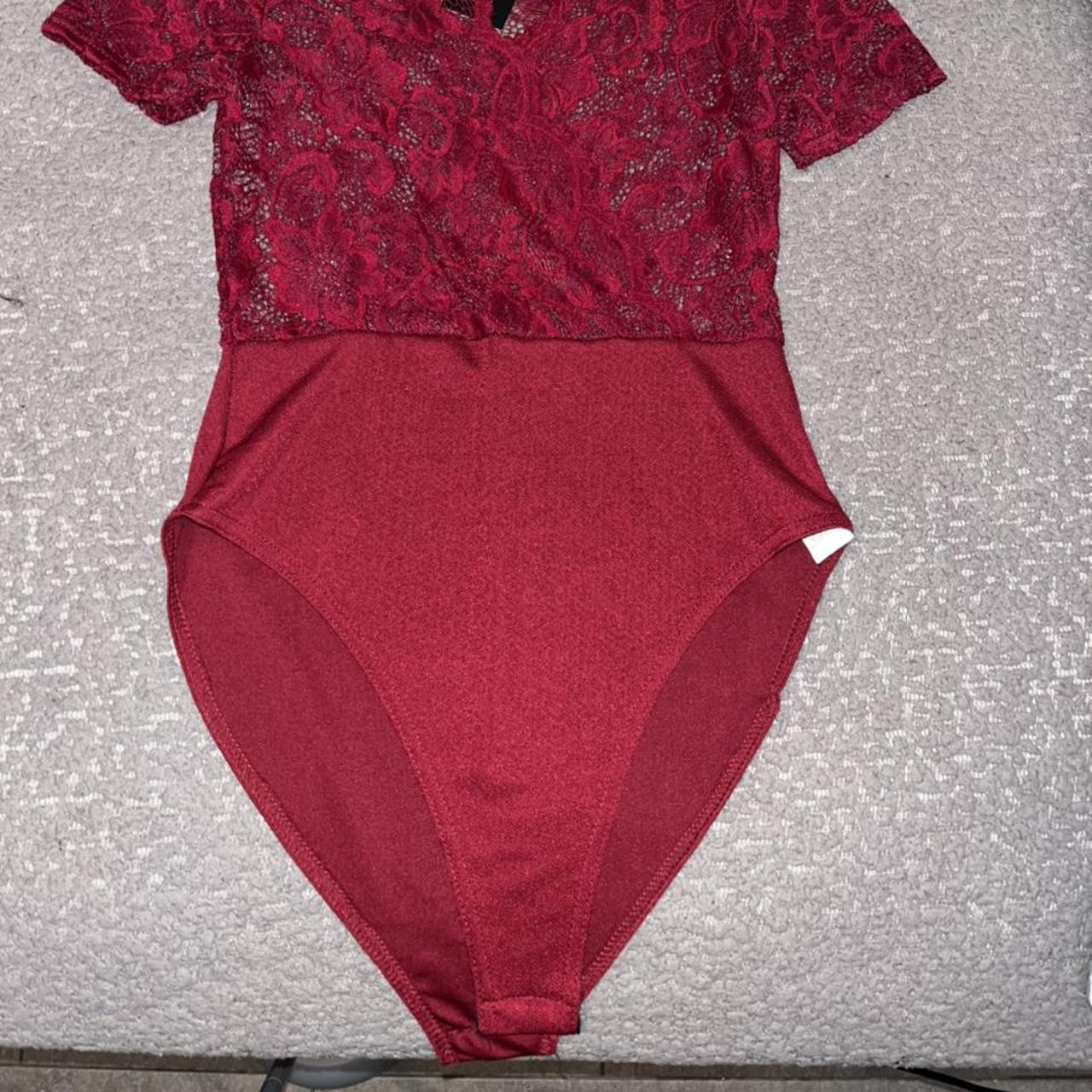 Lace Wrap Short Sleeve Bodysuit Brand new with tag - Depop
