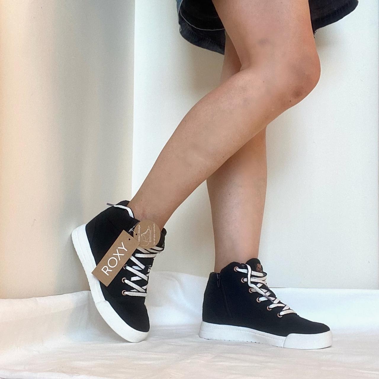 roxy camy wedge sneaker