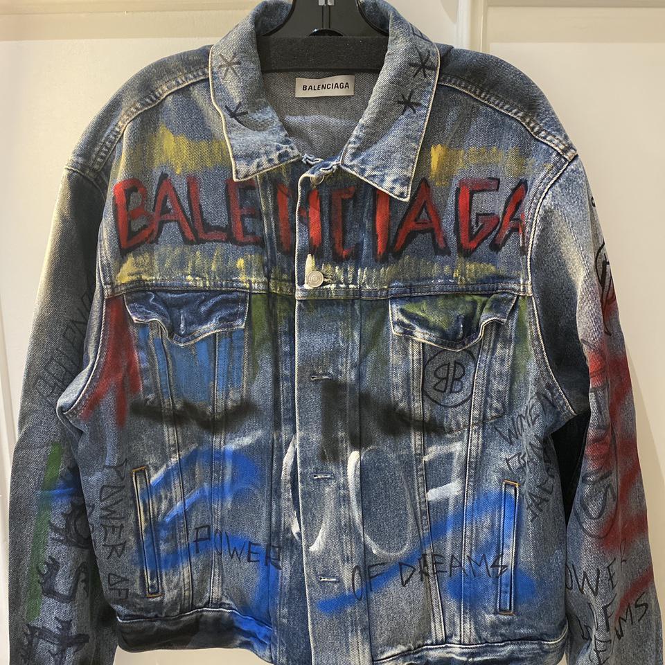 Balenciaga hot sale graffiti denim