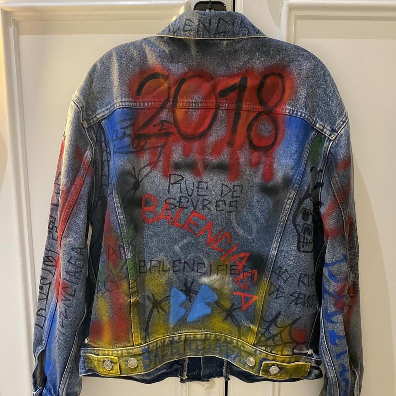 Balenciaga jean 2025 jacket 2018