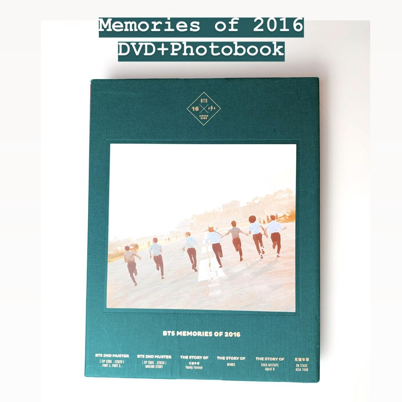BTS Memories of 2016 DVD No Photocard , 4DVDs + 188p...