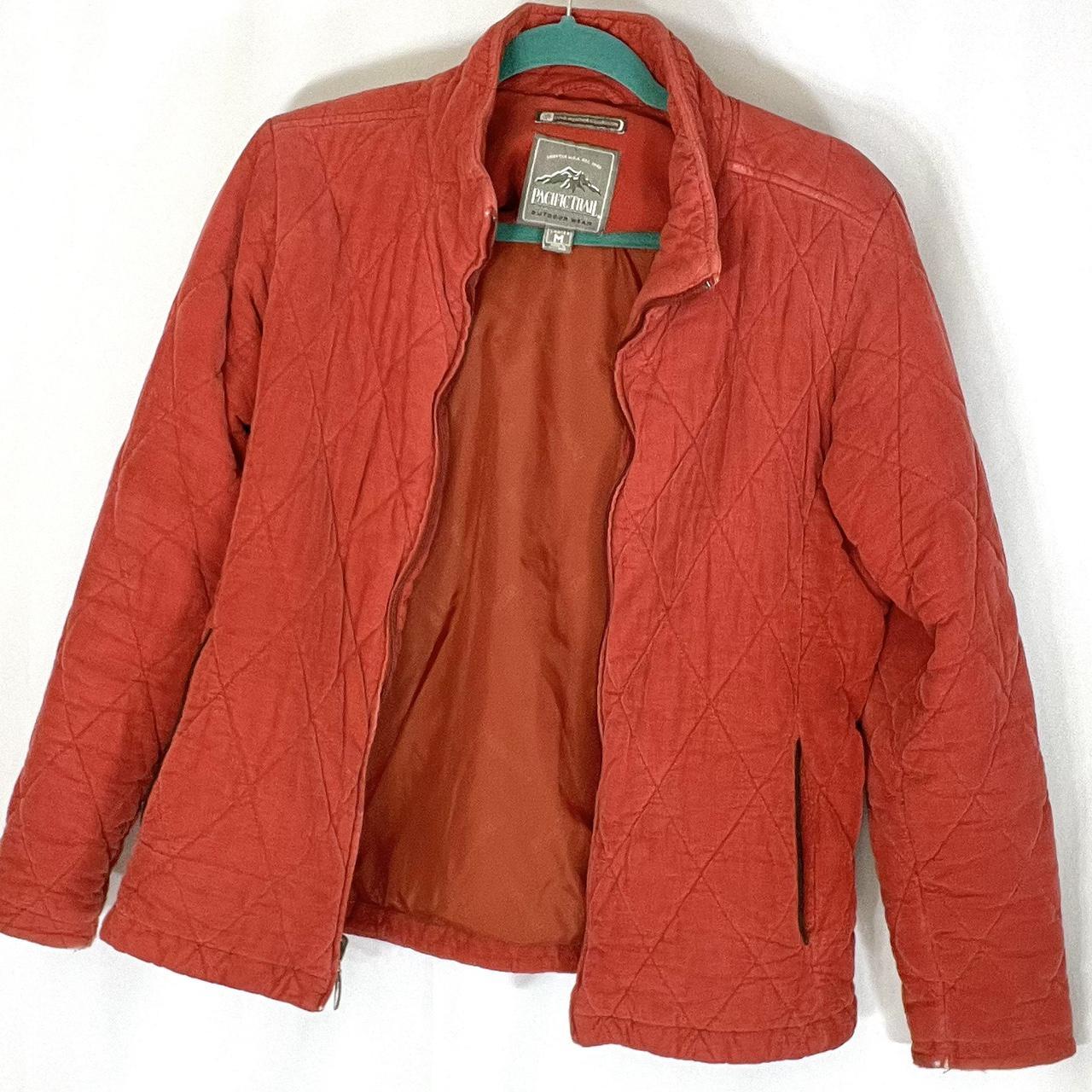 Women's Red and Orange Jacket Depop