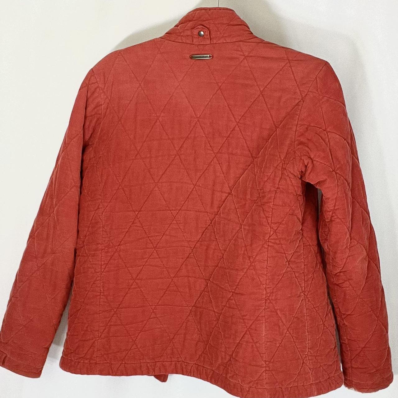 Women's Red and Orange Jacket Depop