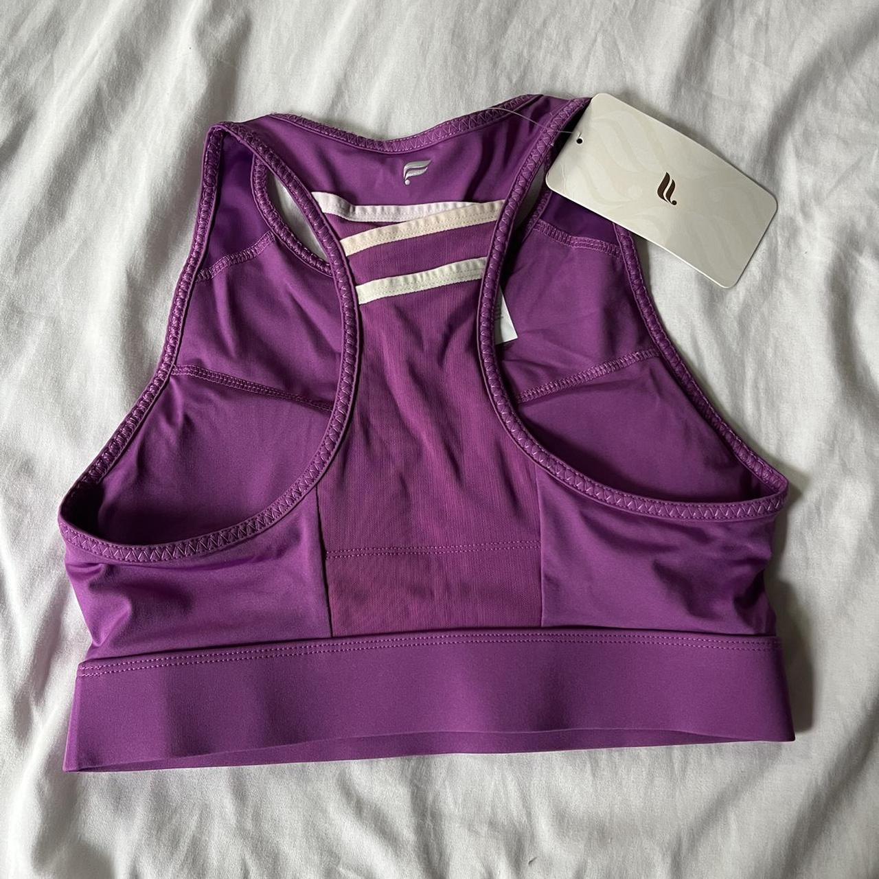 Fabletics Women's Purple and Pink Vest | Depop