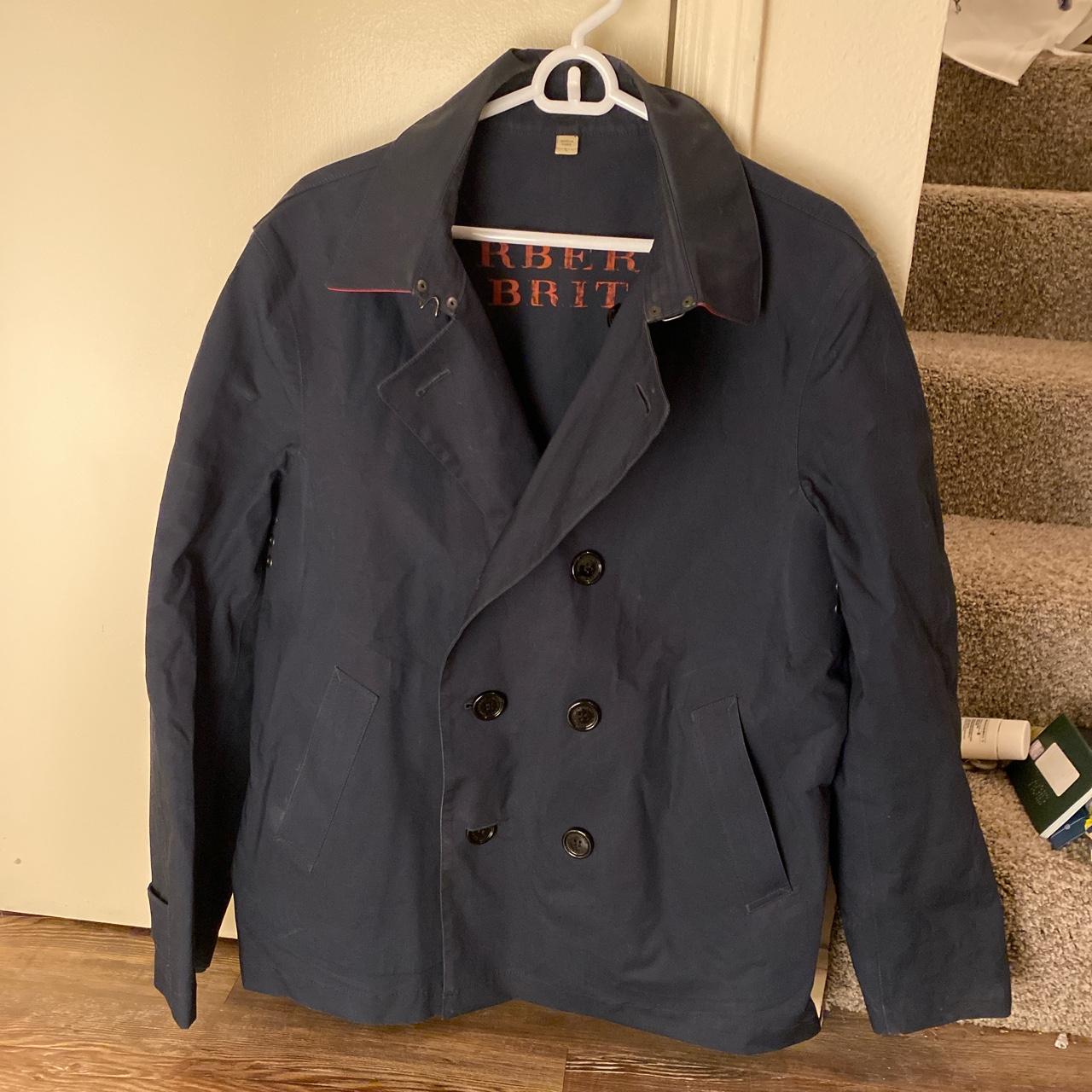 Men's BURBERRY Coat in a Size Large. 100%... -