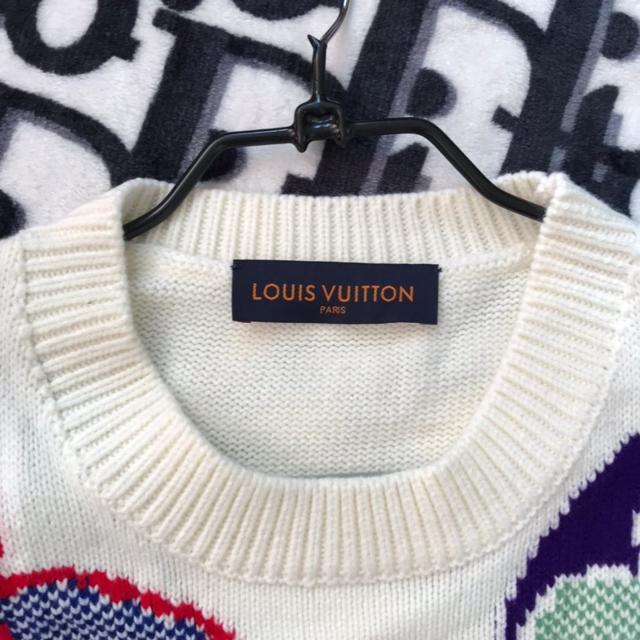 Louis Vuitton Multicolor Monogram Crewneck - Depop