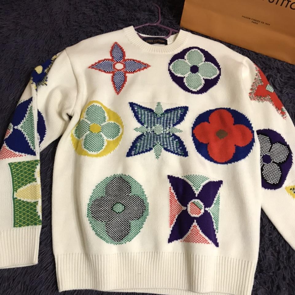 Louis Vuitton LV Multicolor Monogram Flowers Crewneck Sweater