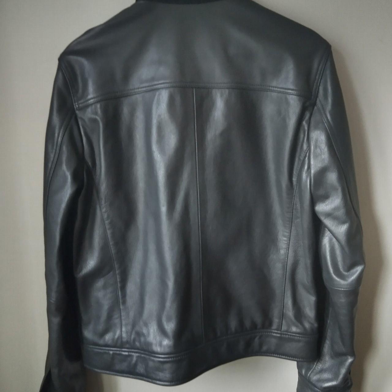 Men's genuine leather jacket, Size small, Never been... Depop