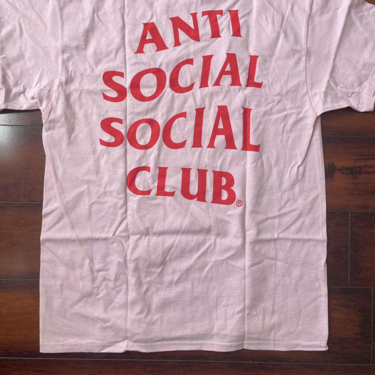 Anti Social Social Club Men's Pink T-shirt (2)