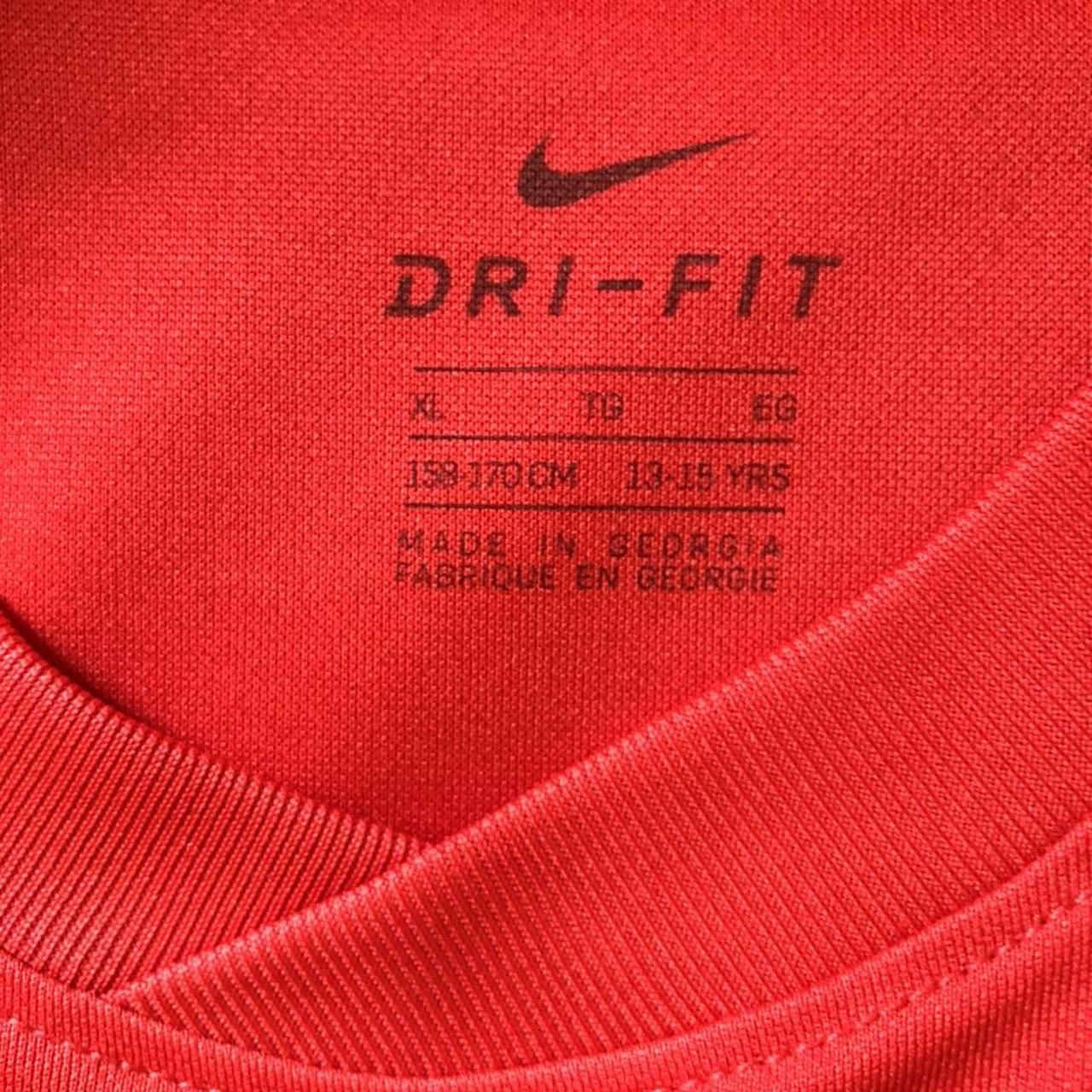 Custom Nike red football jersey top One of one... - Depop
