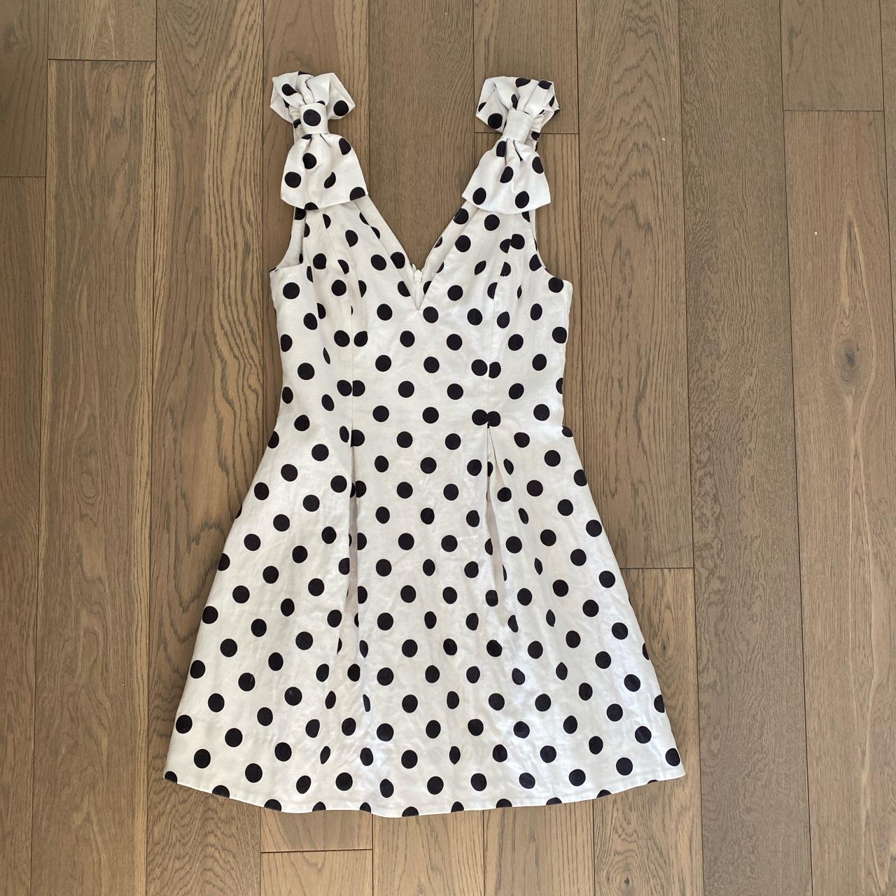 ZIMMERMANN Corsage Tie bow-embellished polka-dot | Depop