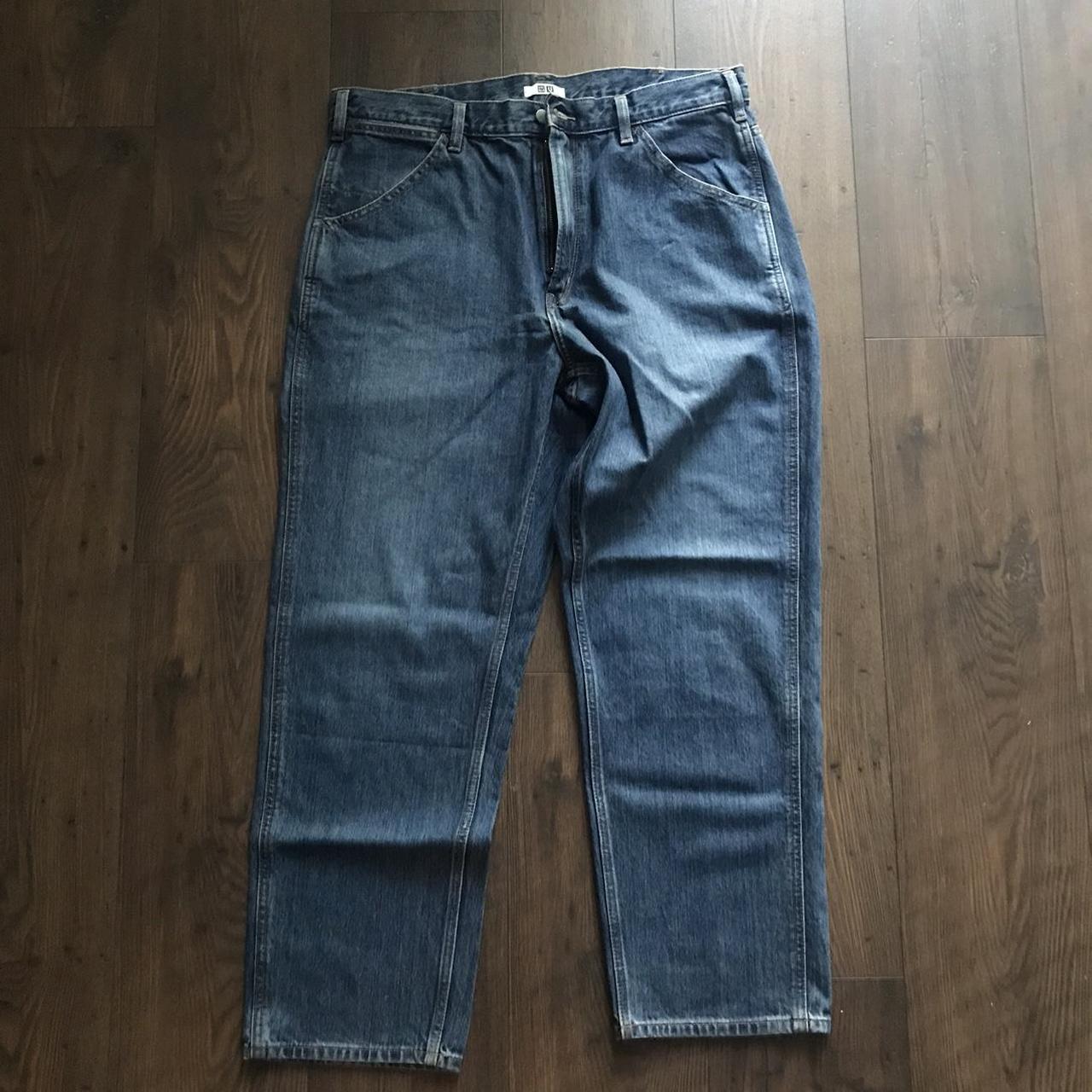 UNIQLO Men's Blue Jeans | Depop