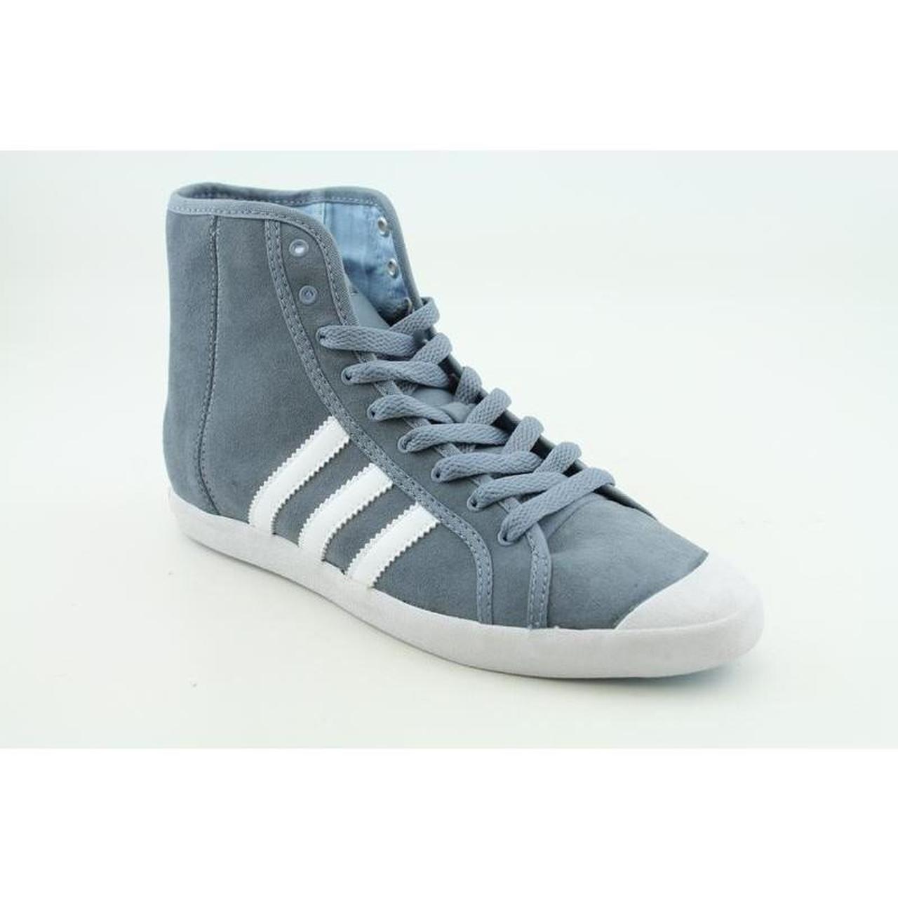 Adidas grey suede high tops best sale