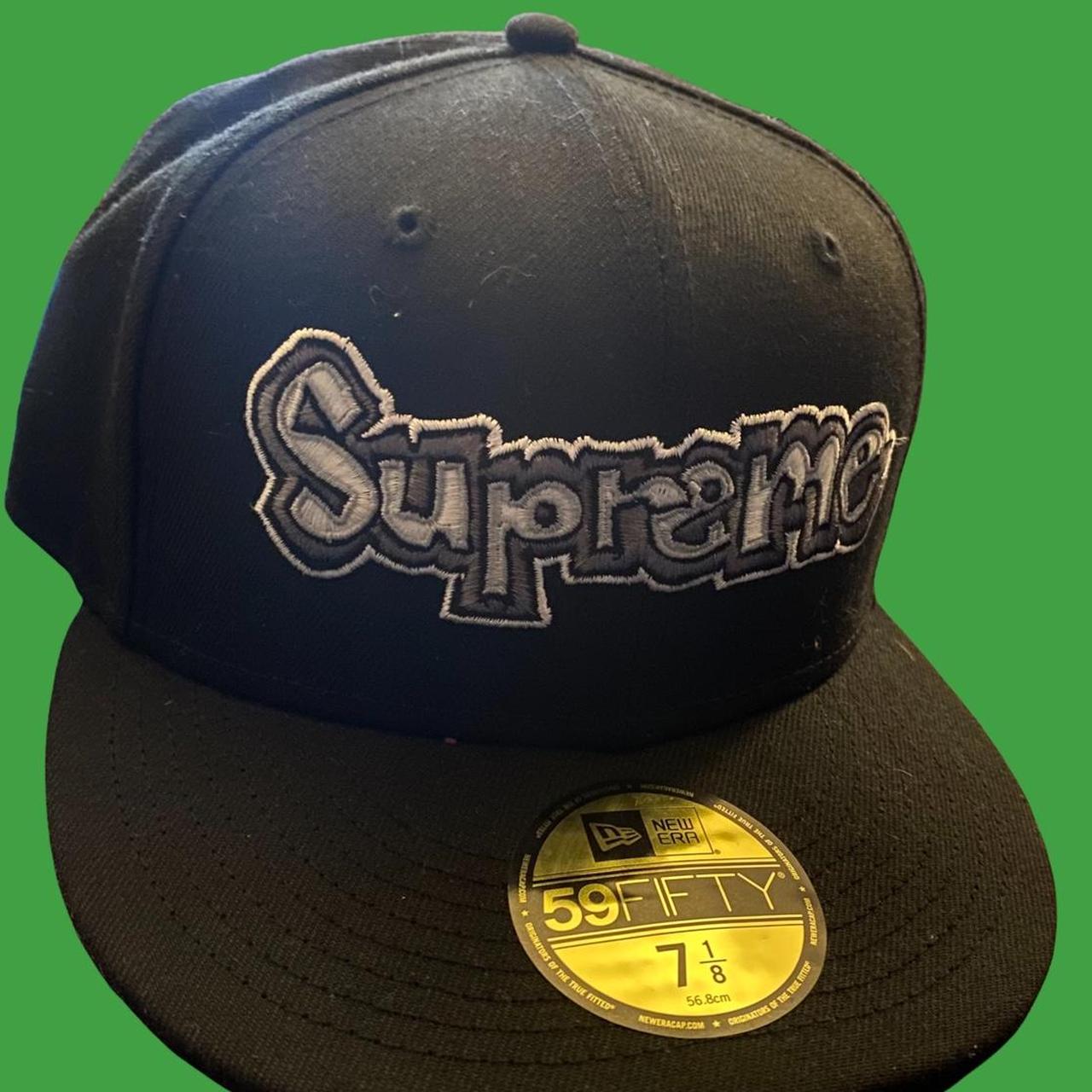 Supreme New Era S logo beanie has been worn a good - Depop