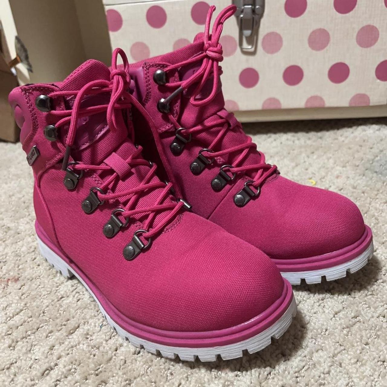 lugz pink boots