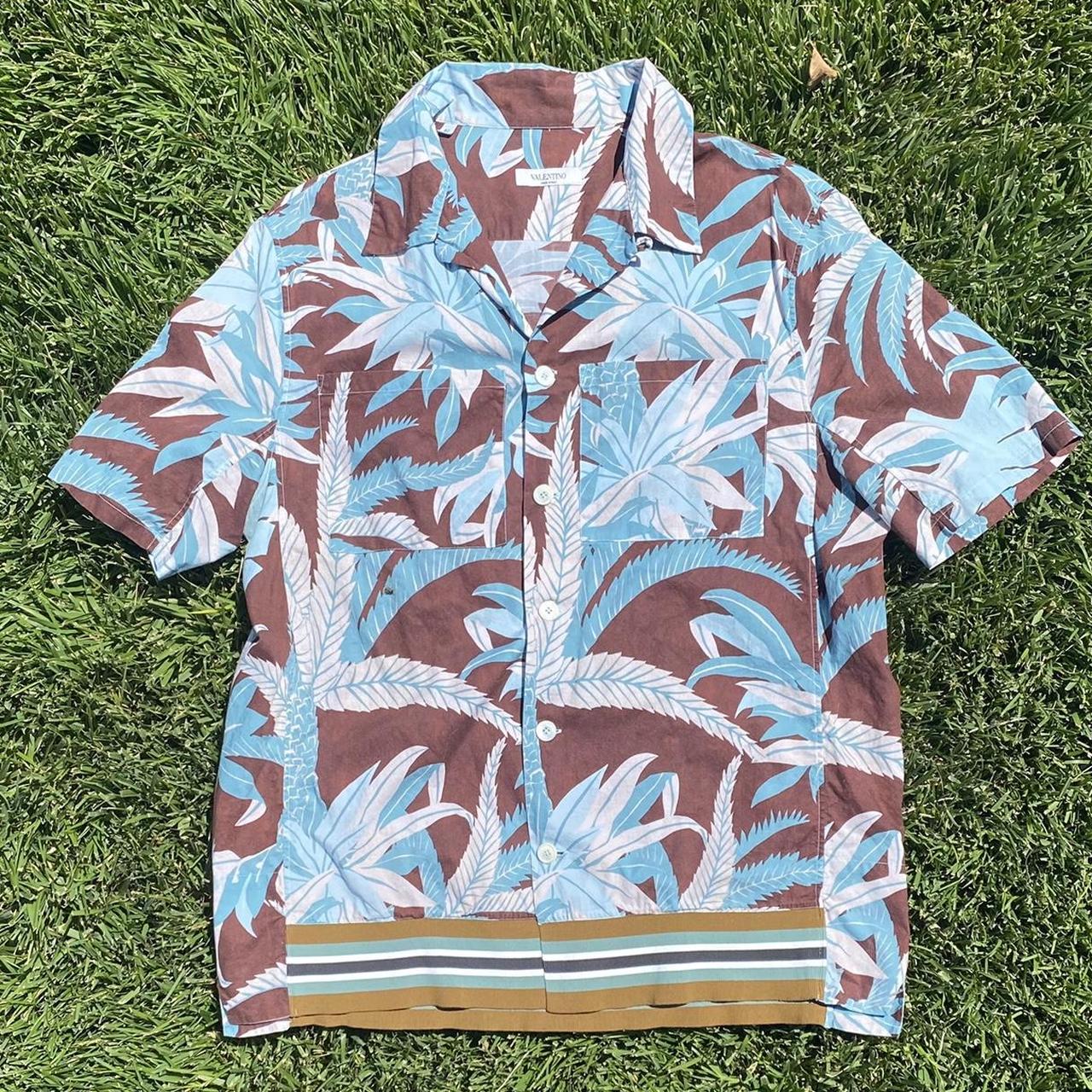 Valentino on sale hawaiian shirt