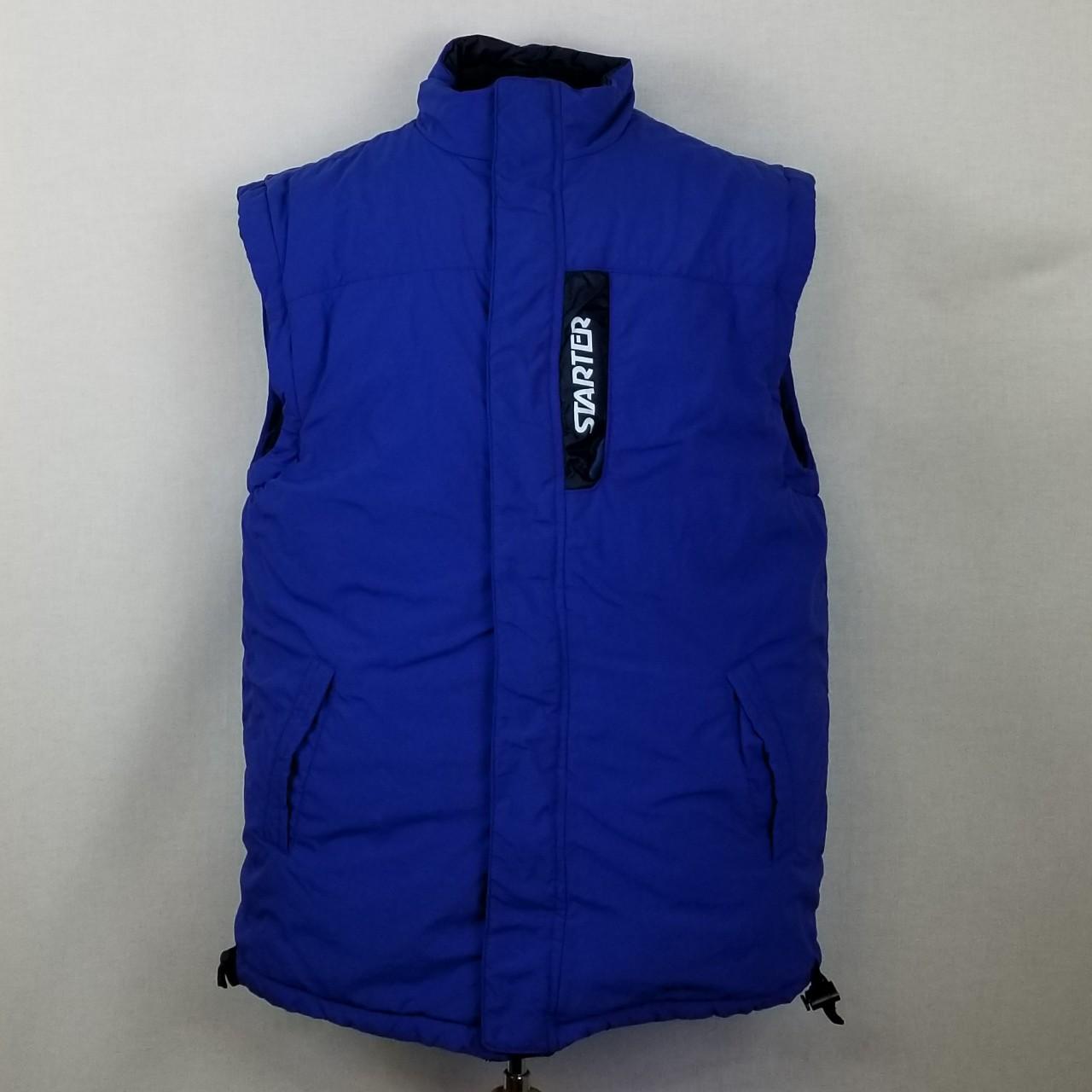 Starter Reversible Puffer Vest Retro Mens Sz M Great... - Depop