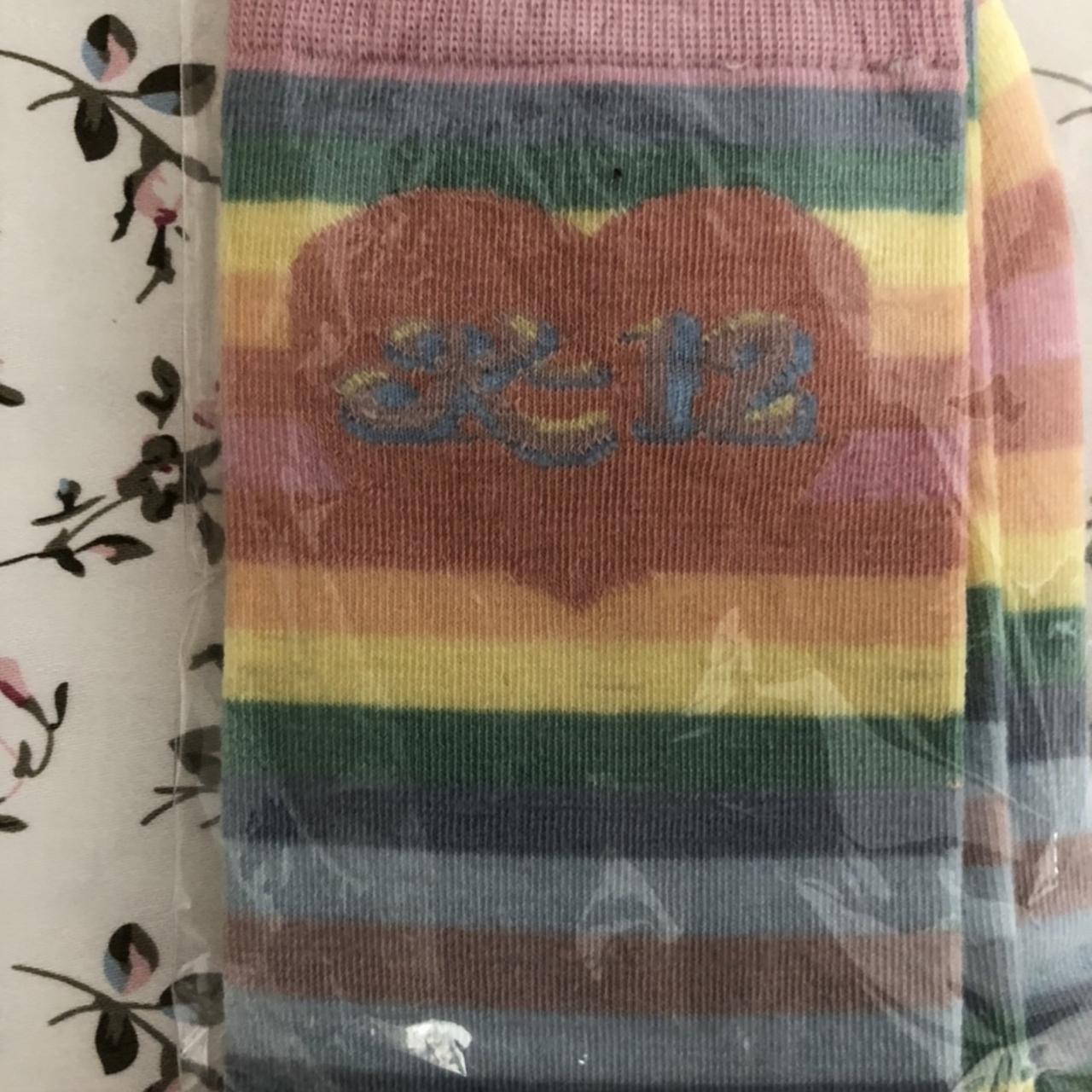 melanie martinez k-12 rainbow striped socks👼🏻 ⛲️ !... - Depop